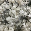 Christmas white snowy day ice simulation leaf creative decoration Specification image